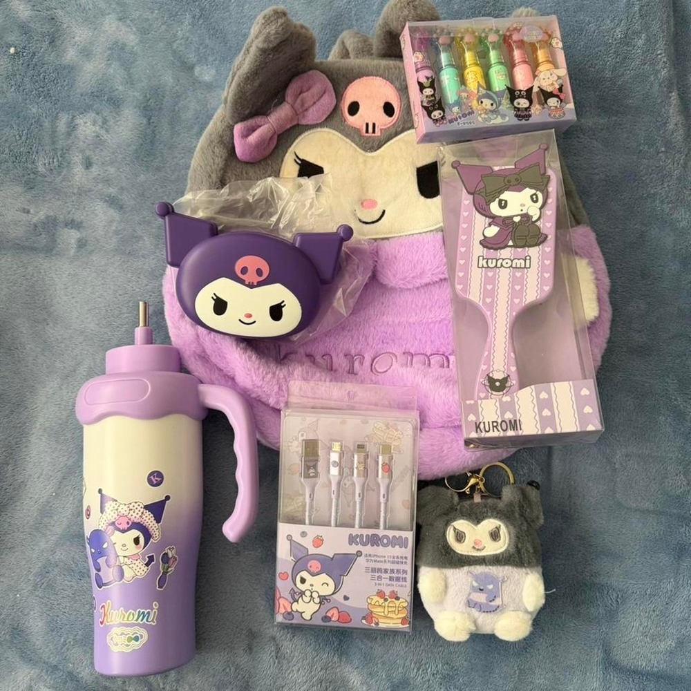 Kuromi Sanrio purple gift bundle